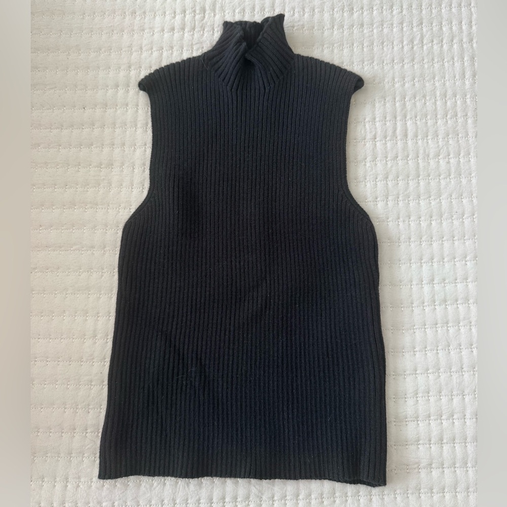TRUTH Black Turtleneck Tank